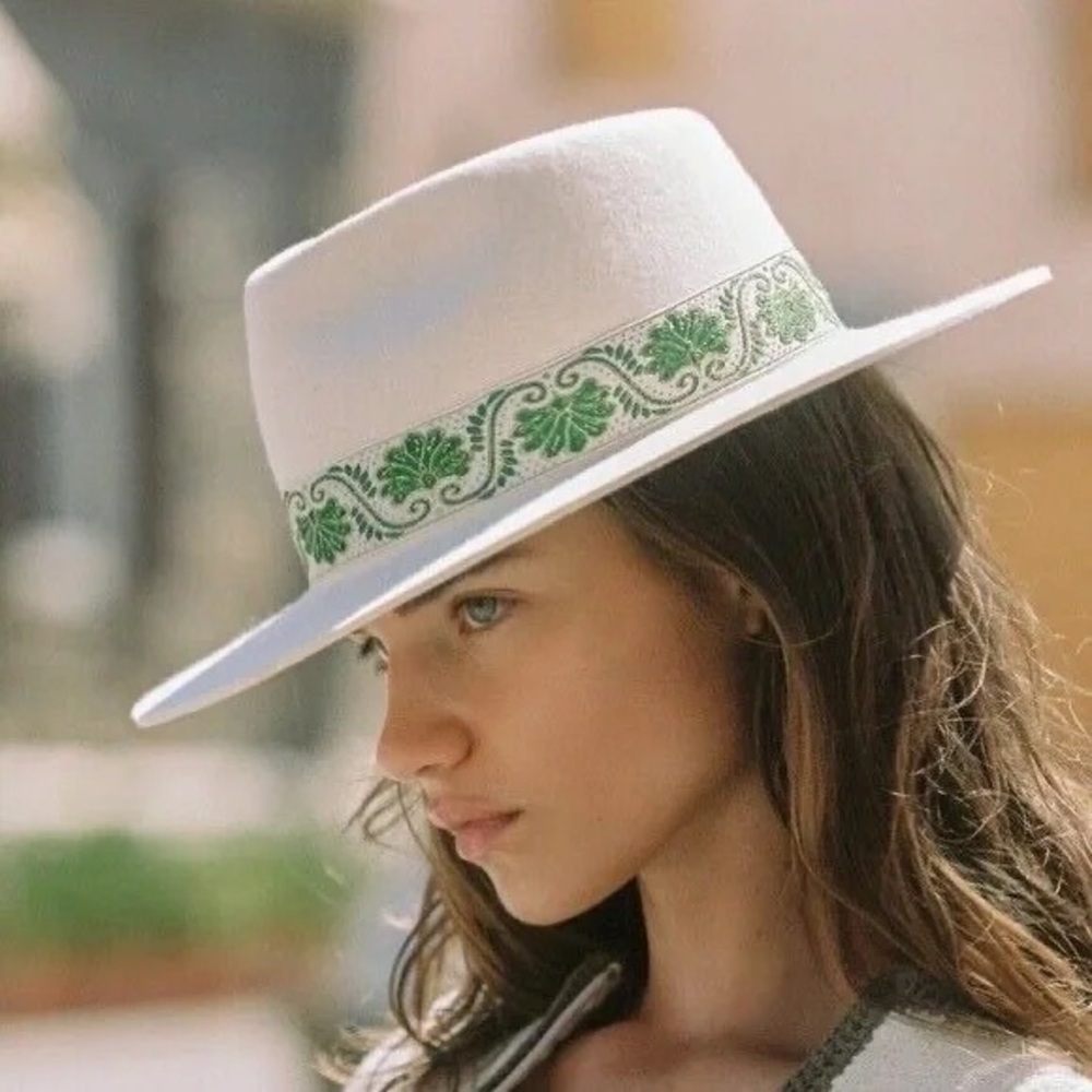 Lack of Color | Beverly Ivory Fedora Ribbon Hat